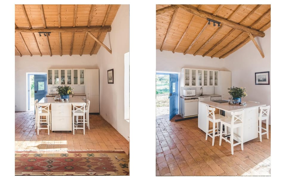 Kitchen or kitchenette, Living room, Dining area