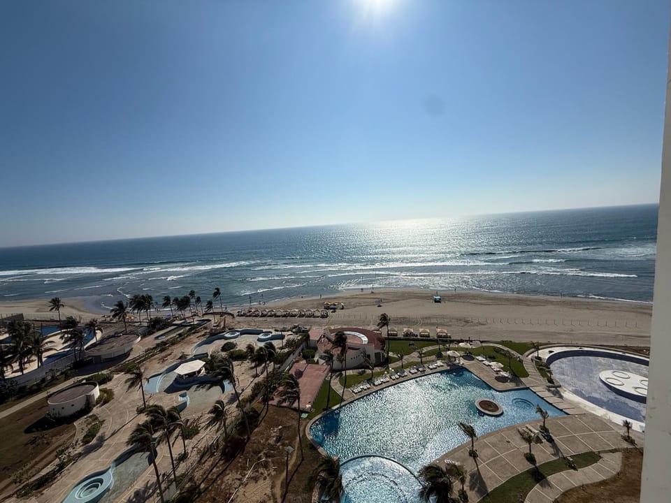 View (from property/room), Beach, Sea view, Swimming pool
