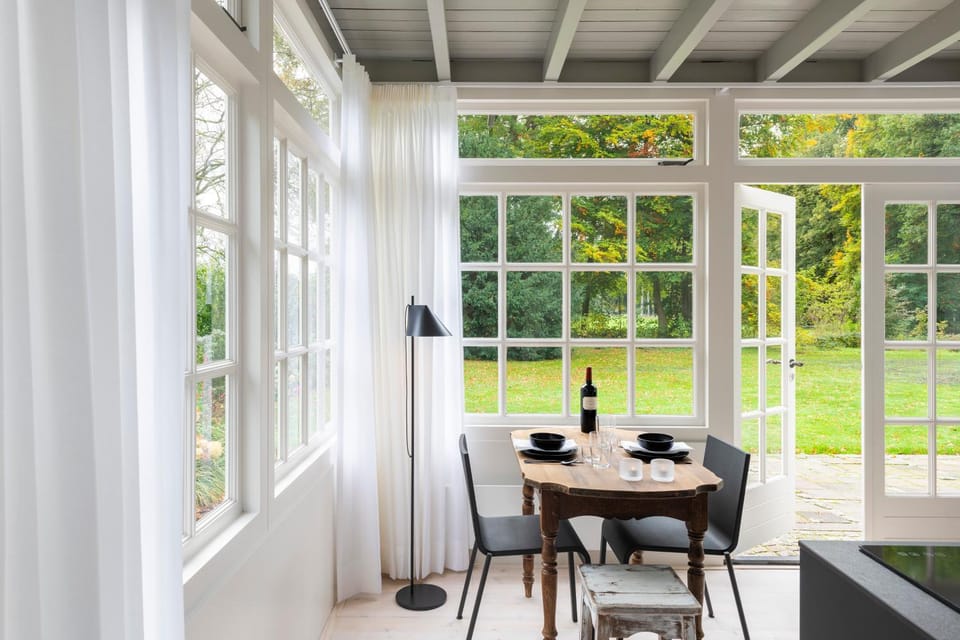 Dining area, Garden view