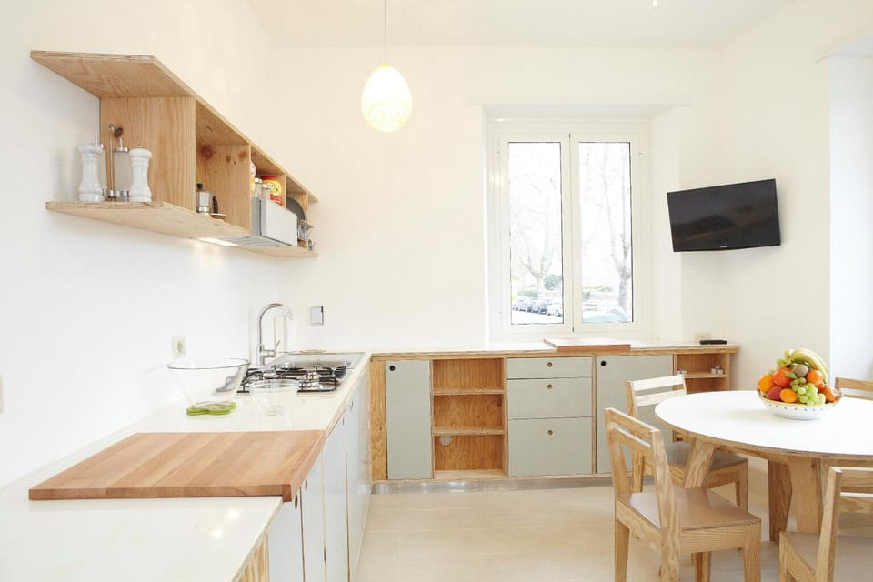Kitchen or kitchenette, Living room, Photo of the whole room, Dining area, Dining area