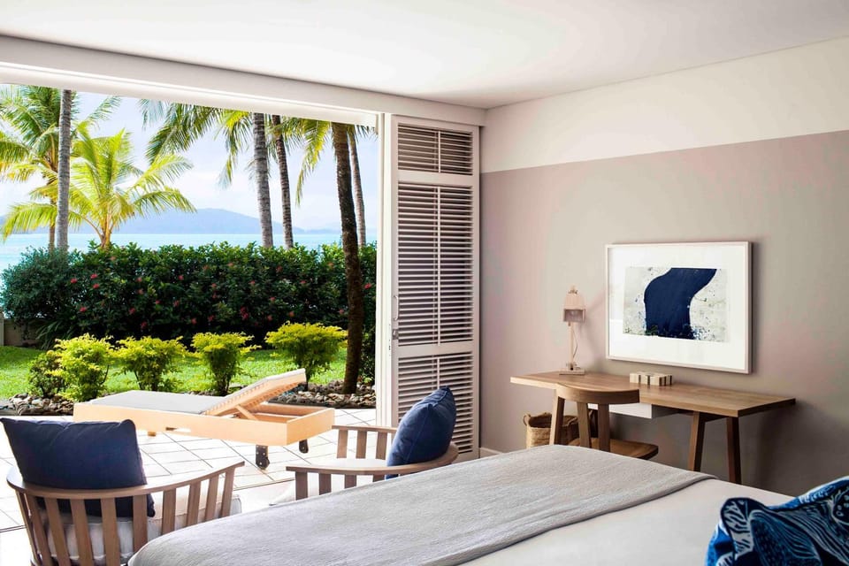 Garden, View (from property/room), Balcony/Terrace, Bedroom, sunbed