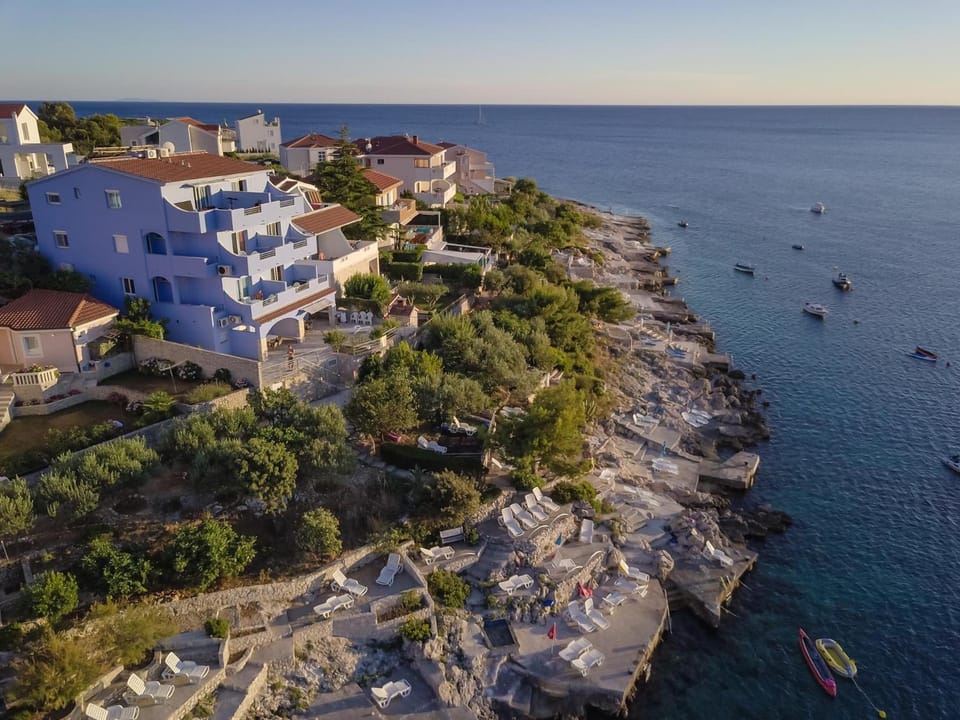 Property building, Bird's eye view, Sea view