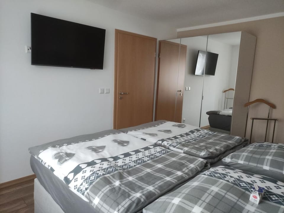 Property building, Living room, Bedroom