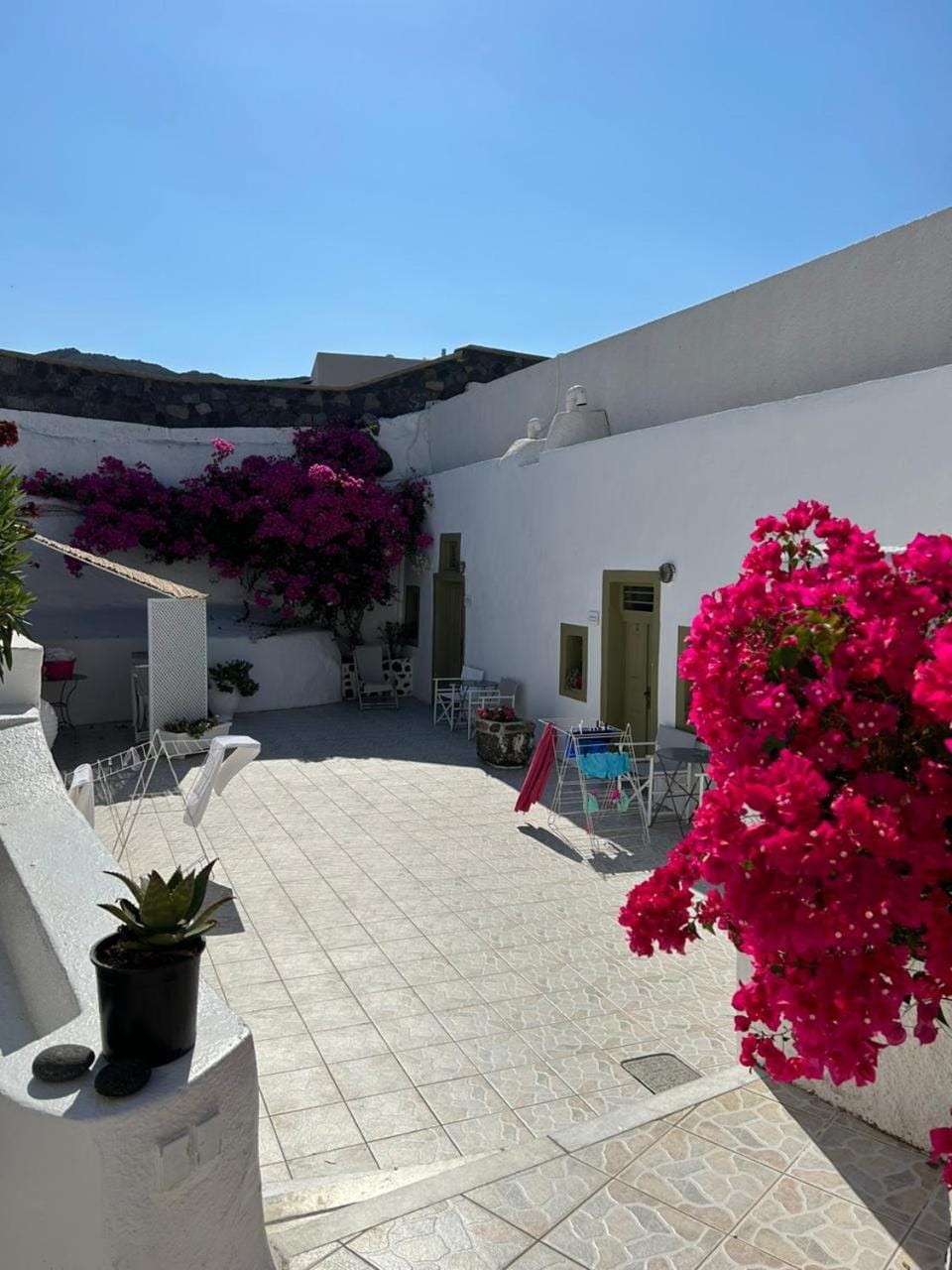 Property building, Patio, Spring, Garden view