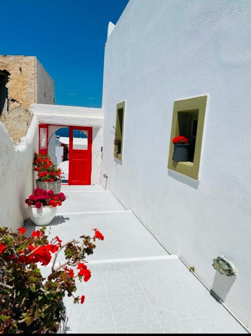 Palm Tree Hill Country House in Santorini