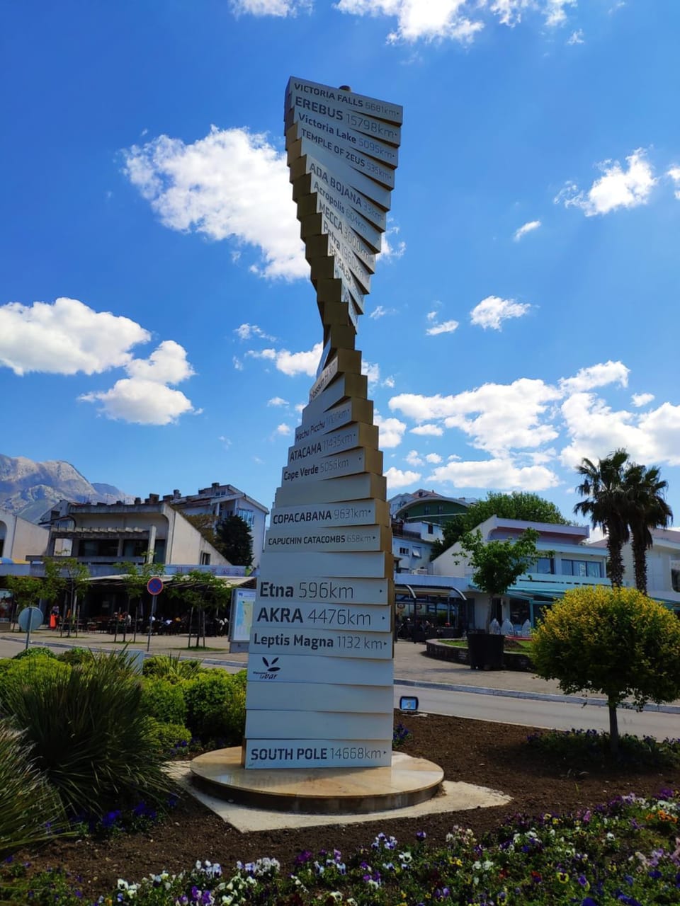 Nearby landmark, On site
