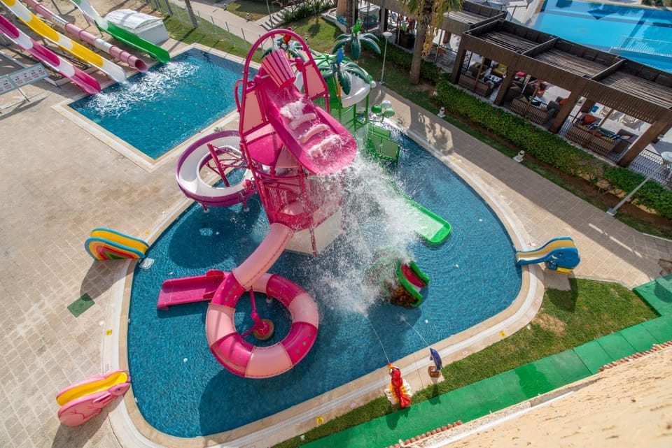Children play ground, Aqua park, Swimming pool