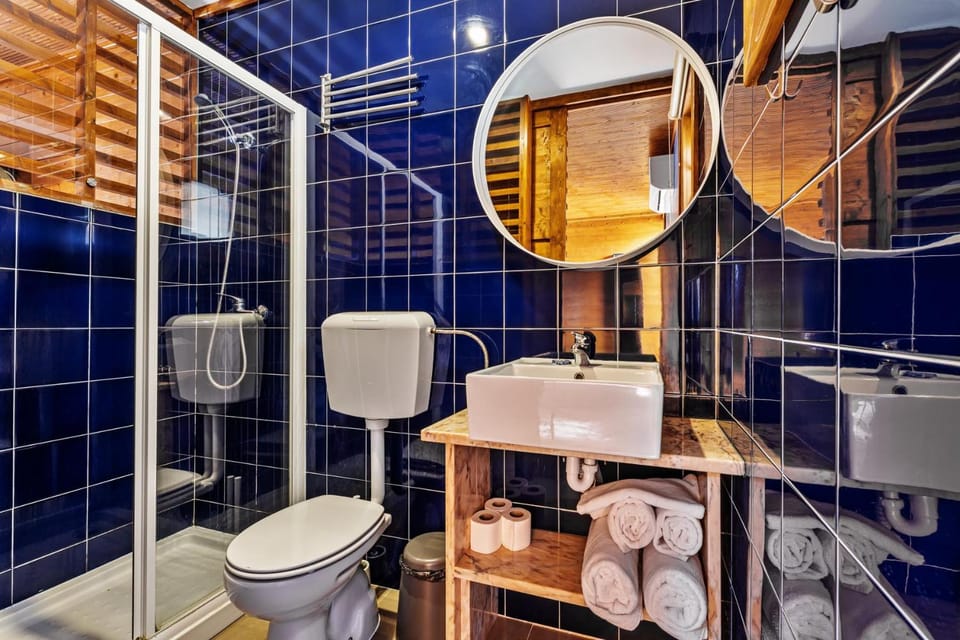 Shower, Toilet, Bathroom, towels