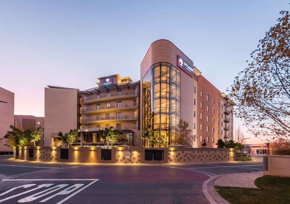 Property building, Sunset