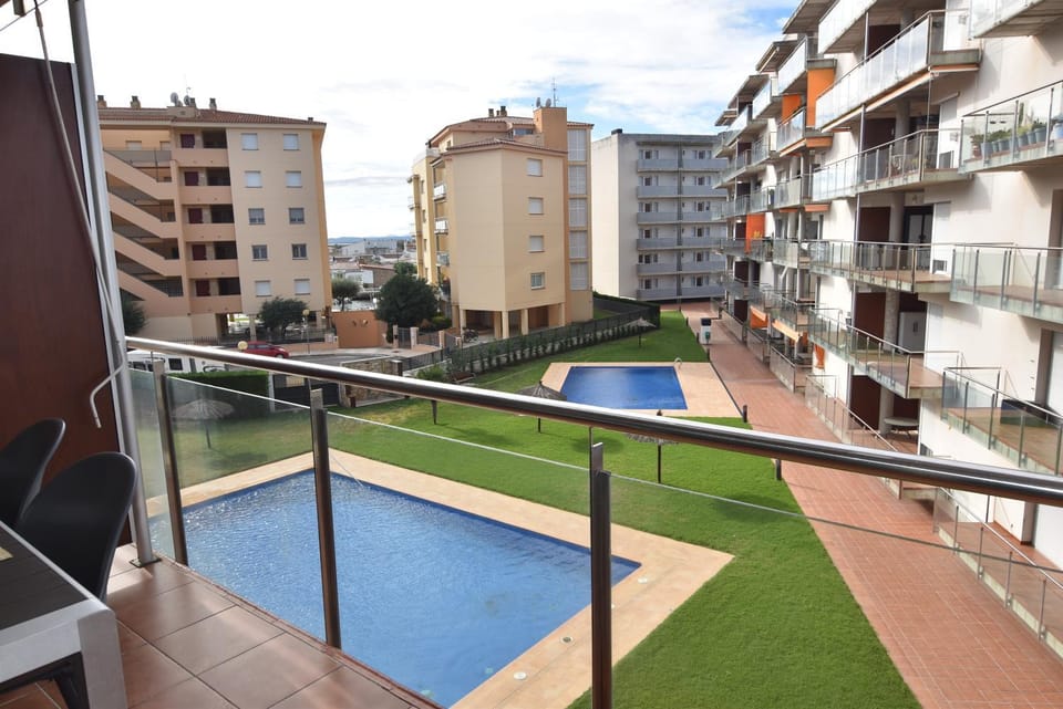 Property building, View (from property/room), Pool view, Swimming pool