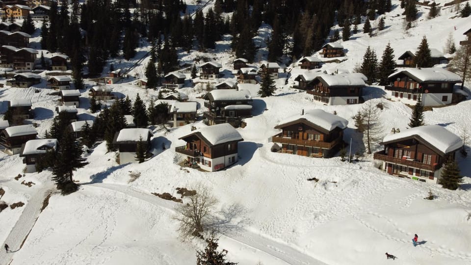 Day, Natural landscape, Bird's eye view, Winter
