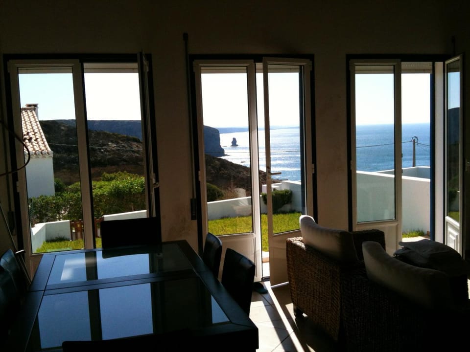 Living room, Seating area, Sea view
