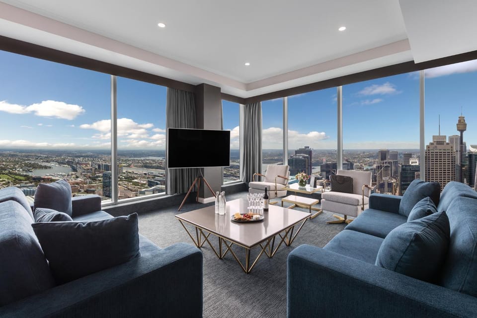 Living room, City view