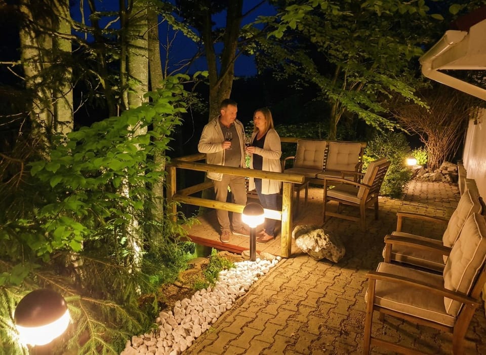 Patio, Night, People, Garden, View (from property/room), View (from property/room), Lake view, Lake view, sunbed