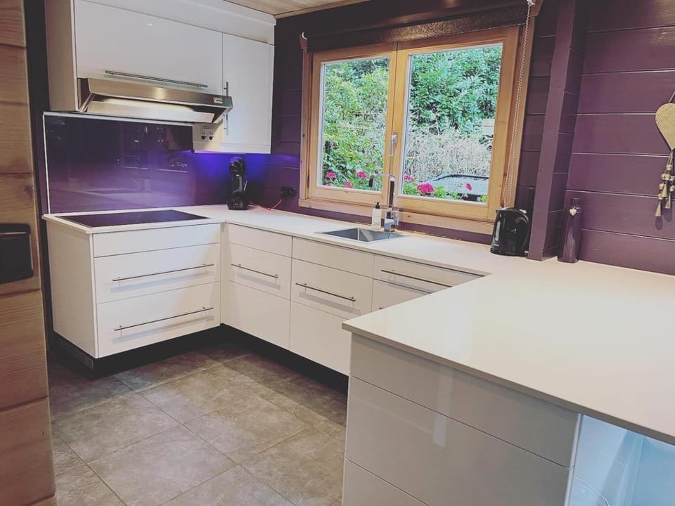 Kitchen or kitchenette, Garden view, kitchen
