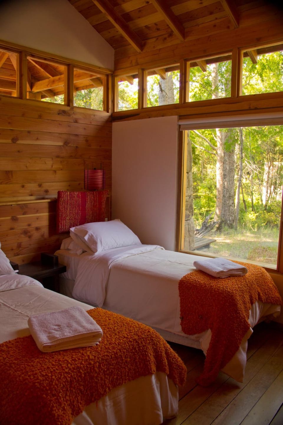 Bed, Garden view