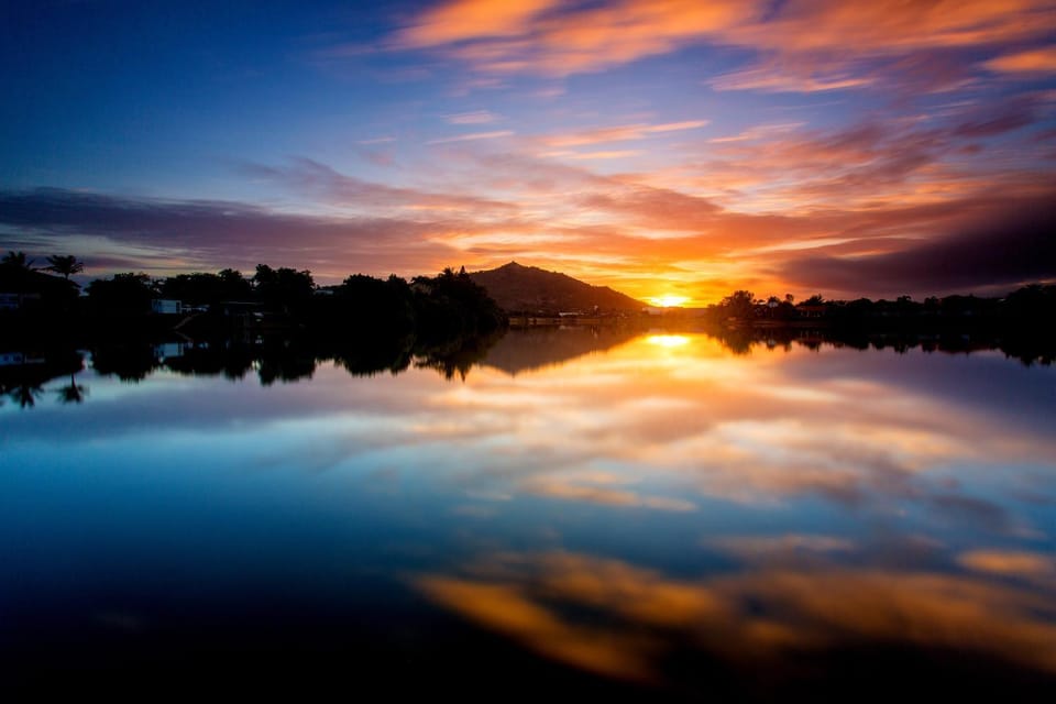Neighbourhood, Natural landscape, Lake view, Sunset