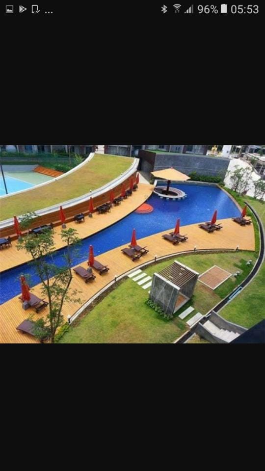 Property building, Bird's eye view, Garden, Aqua park, Garden view, Swimming pool