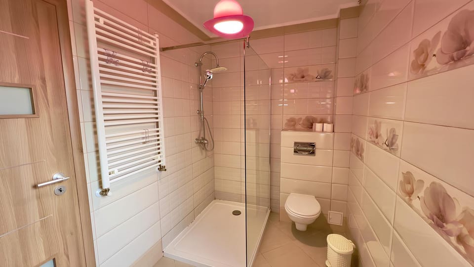Shower, Toilet, Bathroom, towels