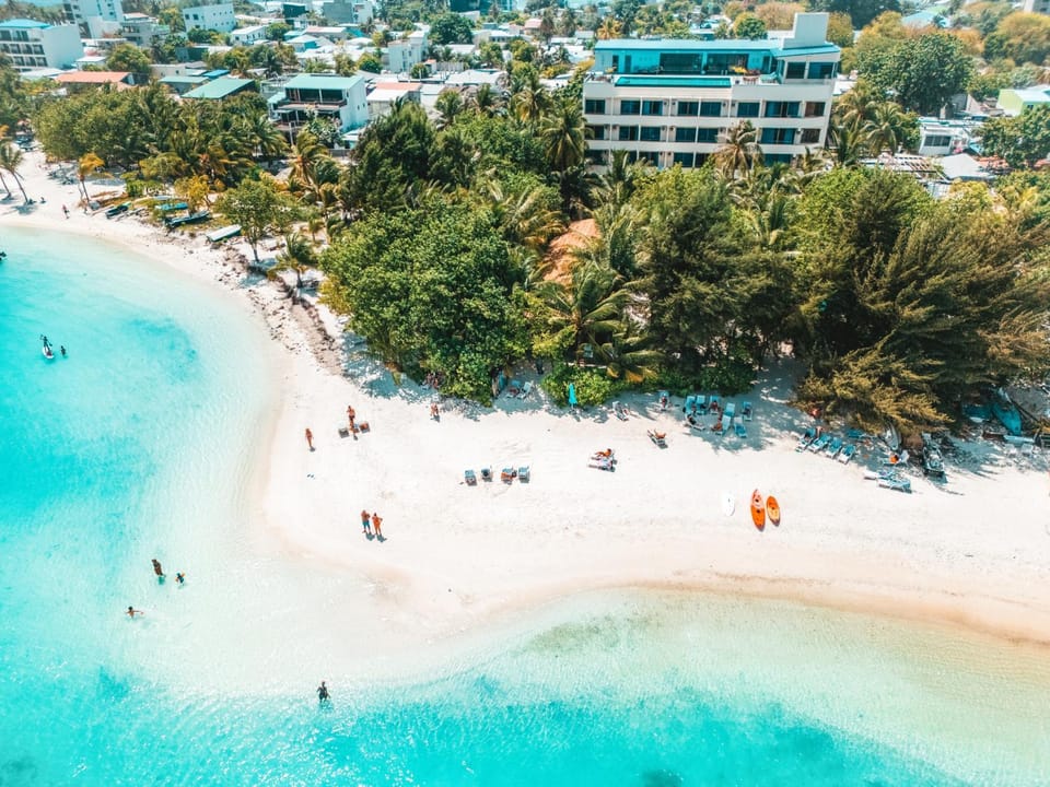 Day, People, Beach, Sea view