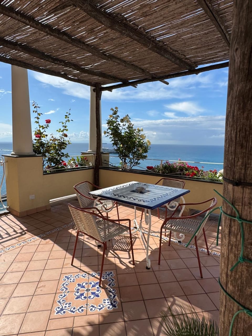 Patio, Day, Natural landscape, View (from property/room), Balcony/Terrace, Sea view