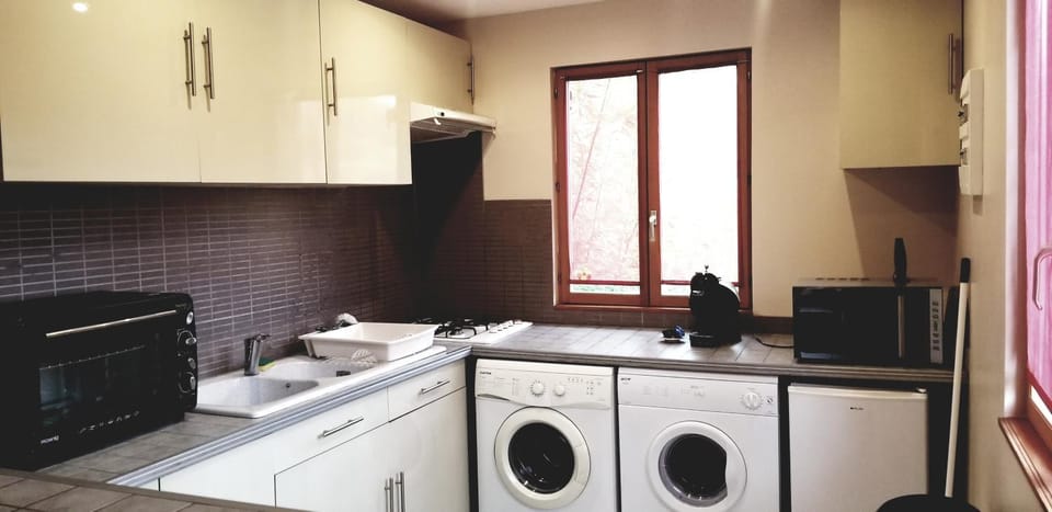 Kitchen or kitchenette, Garden view