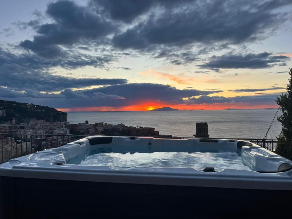 Hot Tub, Sunset