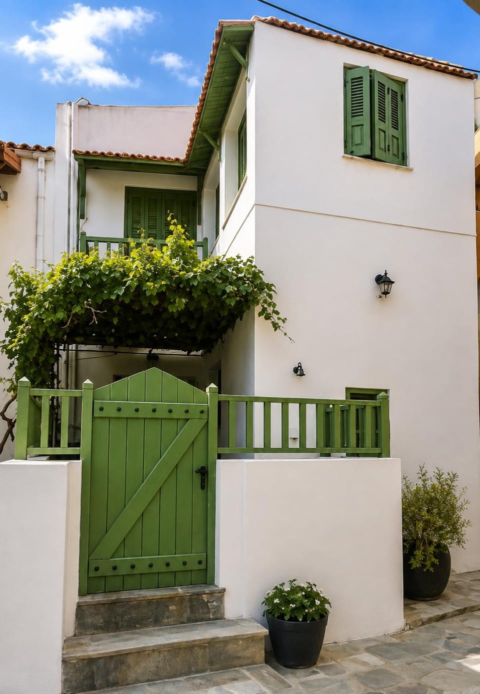 Property building, Garden view