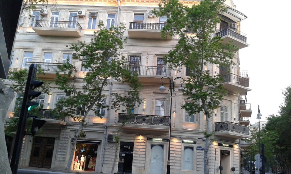 F1 Track View Balcony Apartment in Baku
