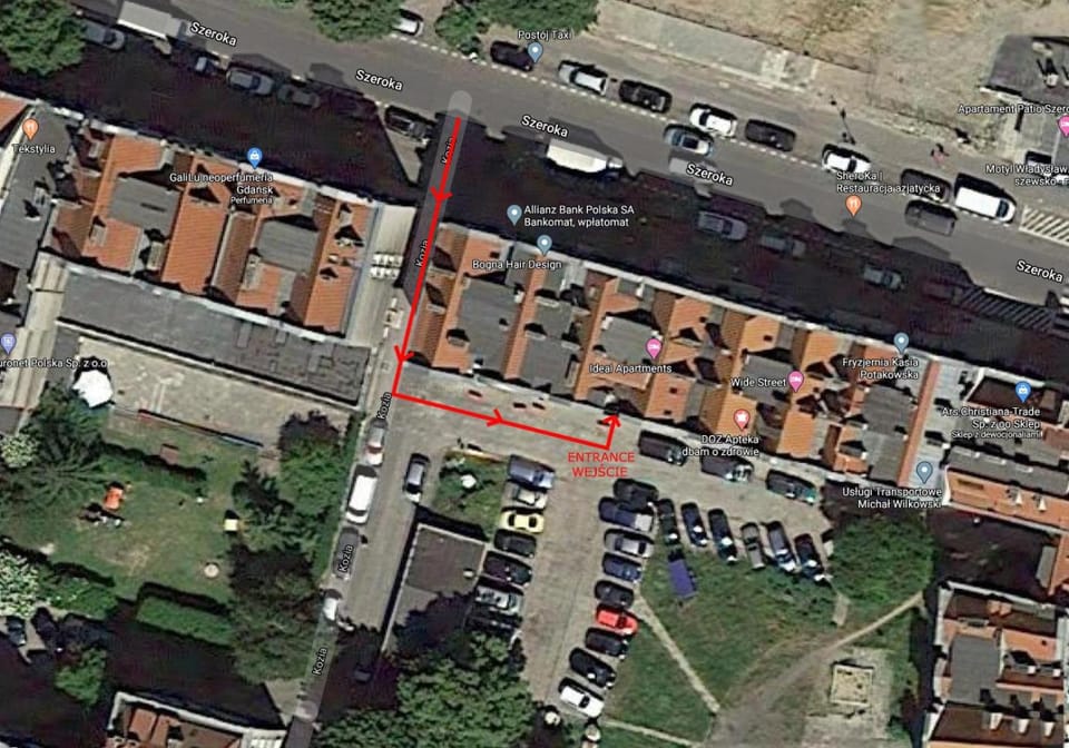 Property building, Facade/entrance, Off site, Bird's eye view