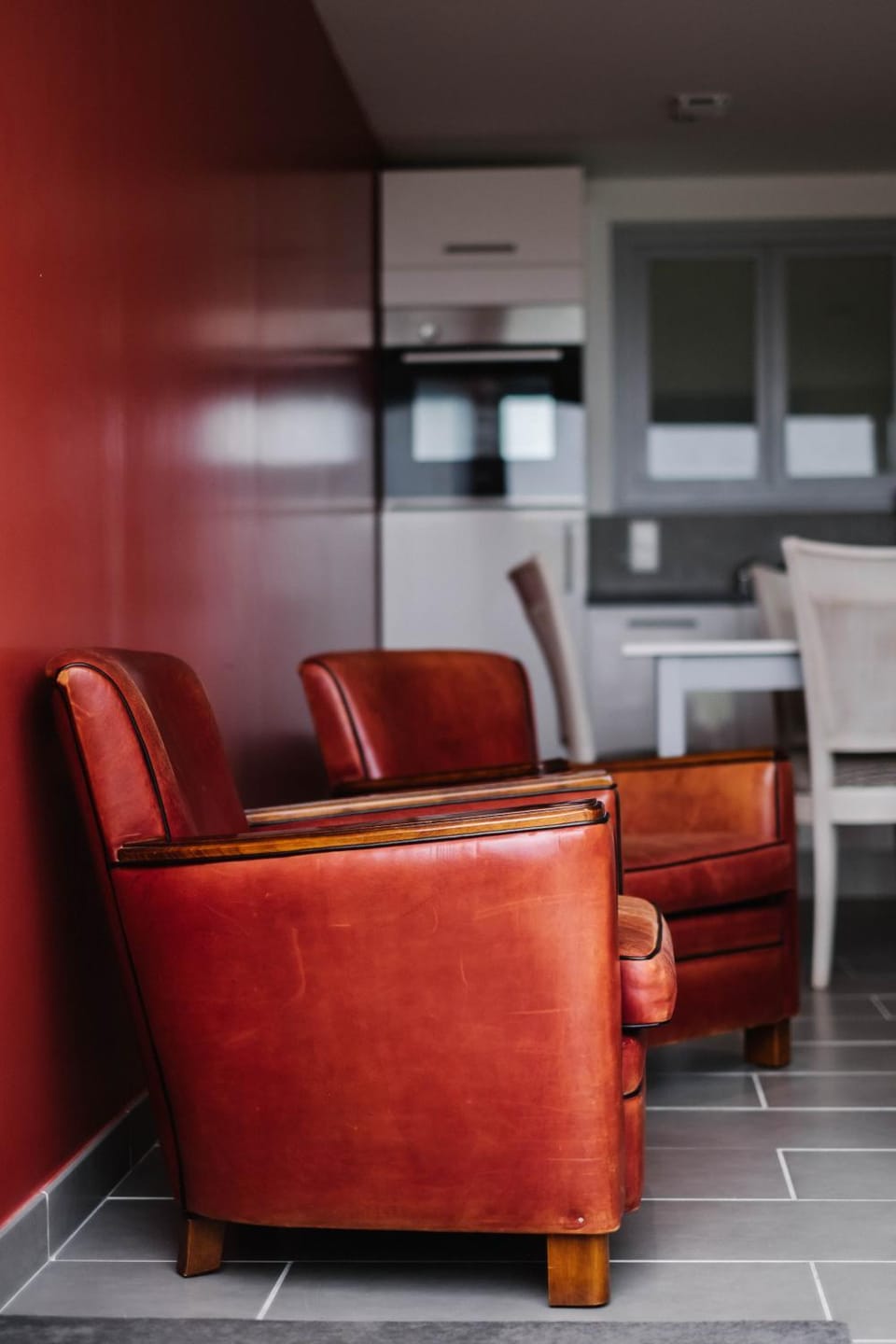 Kitchen or kitchenette, Living room, Decorative detail, Dining area