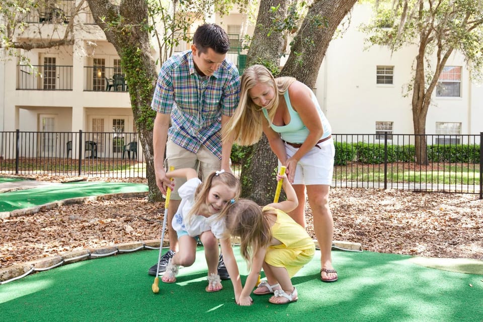 Day, People, Minigolf, children, Family