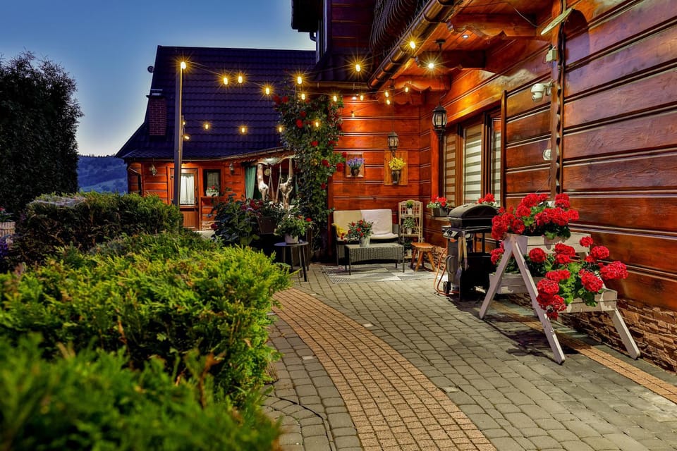 Property building, Garden view