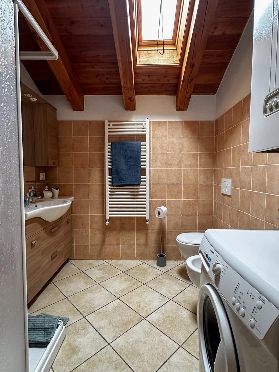 Bathroom, washing machine