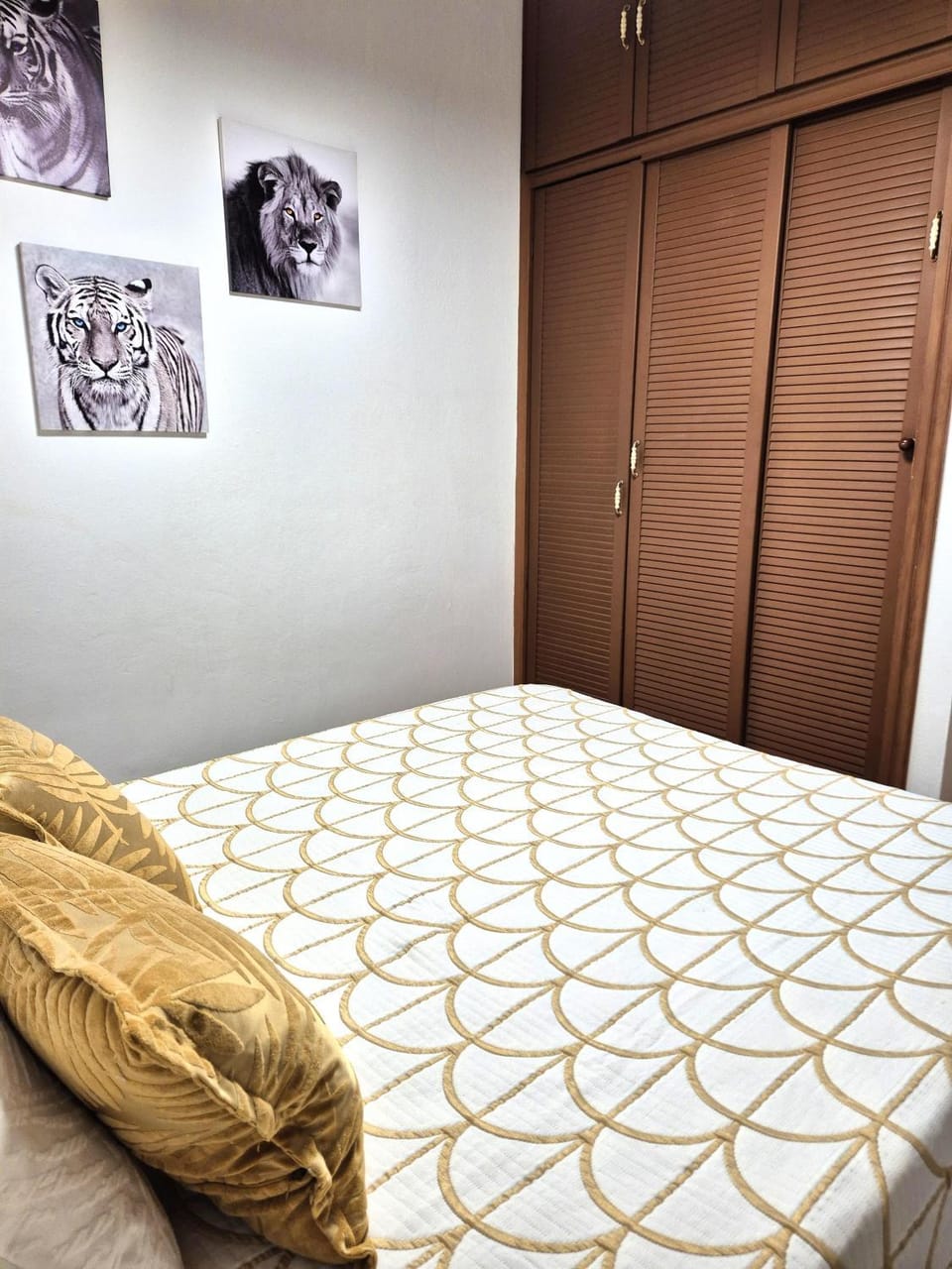 Bed, Photo of the whole room, Bedroom, wardrobe