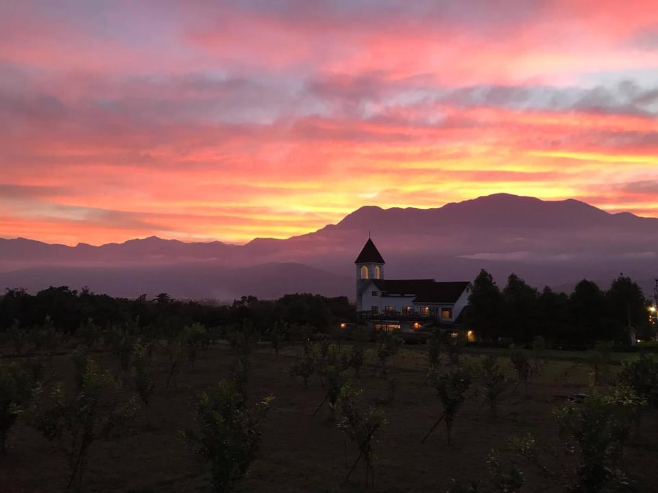 Off site, Sunset