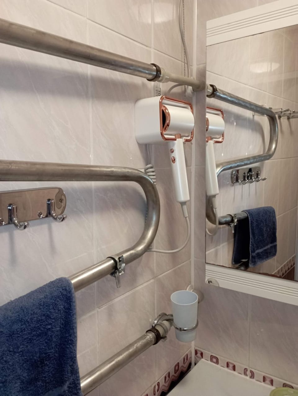 Bathroom, hair dryier