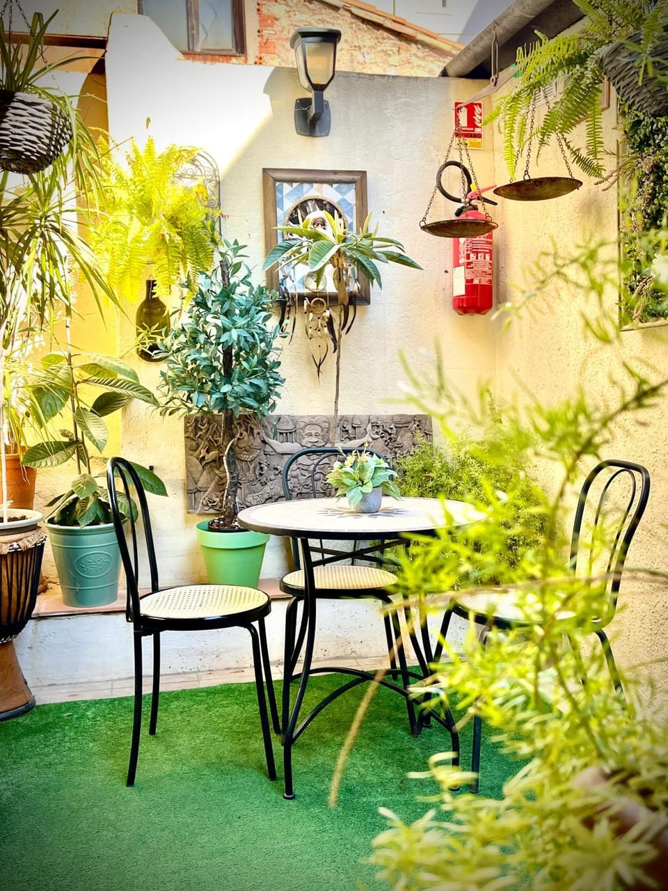 Patio, Garden, Seating area
