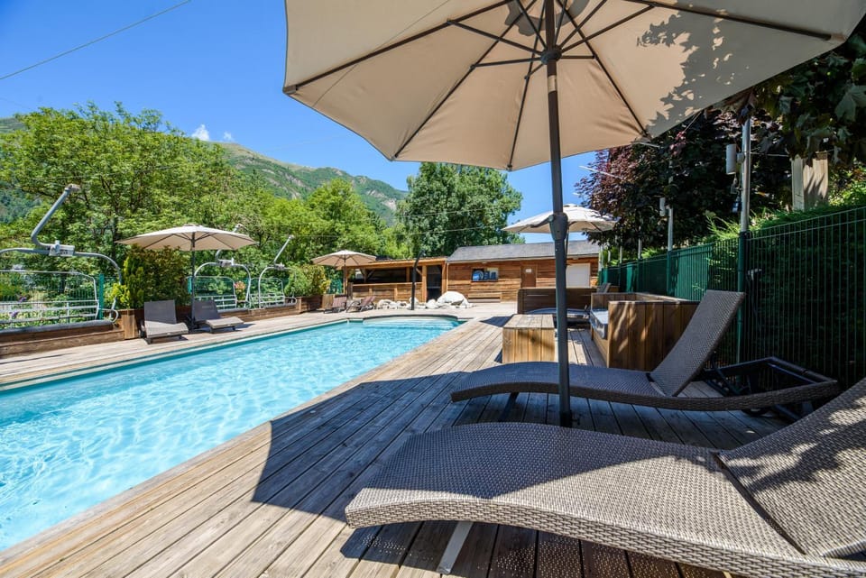 Summer, Pool view, Swimming pool