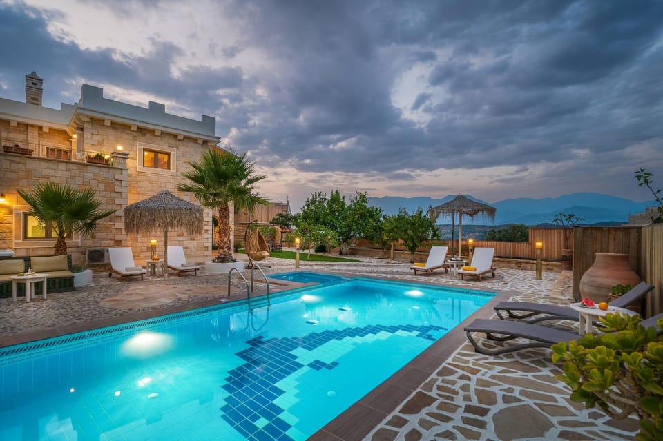 Nikolas country villa-anesis family Villa in Crete