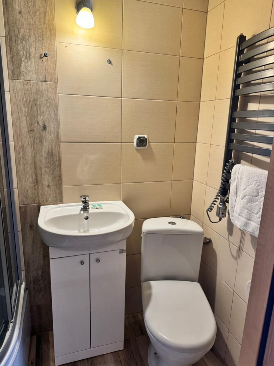 Toilet, Bathroom, towels