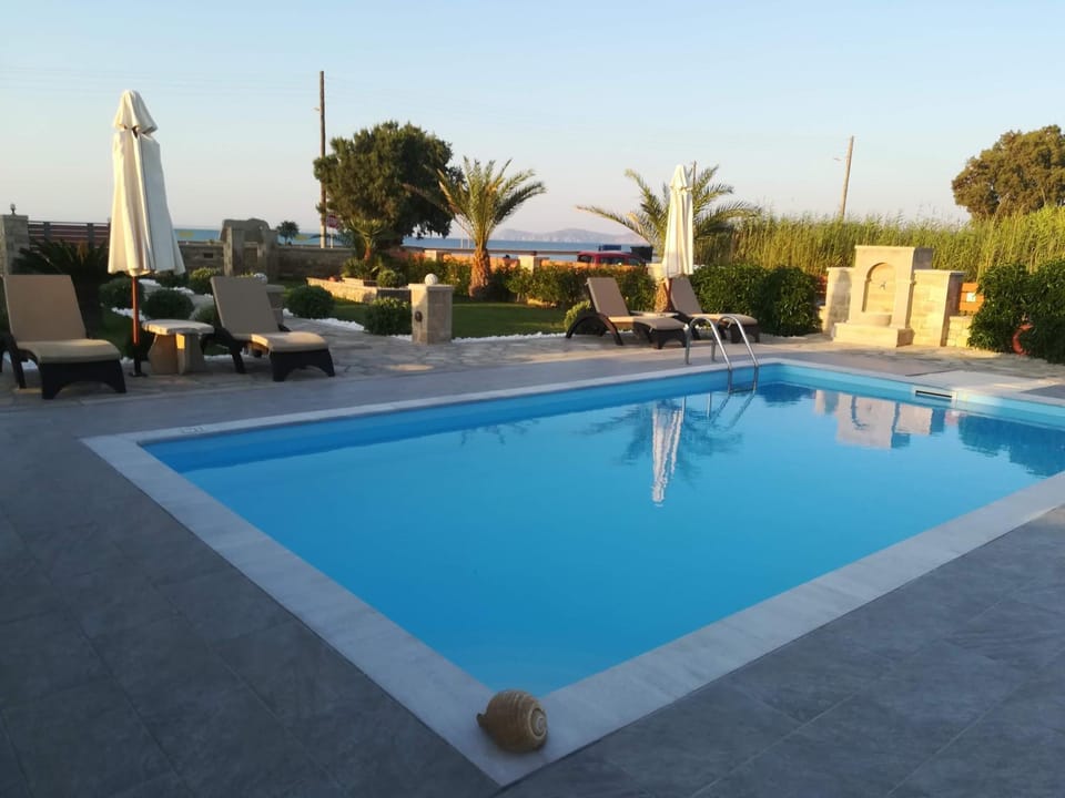 Swimming pool, Sunset