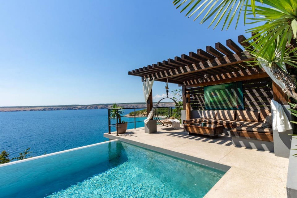 Artistic Beach House with Pool House in Primorje-Gorski Kotar County