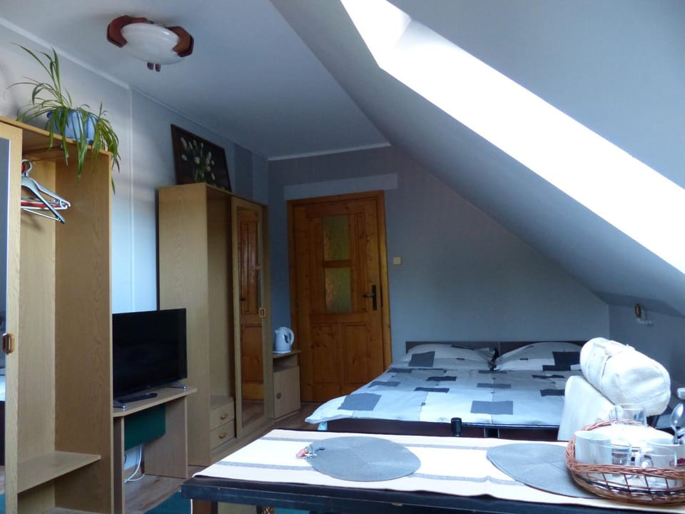 Photo of the whole room, Mountain view