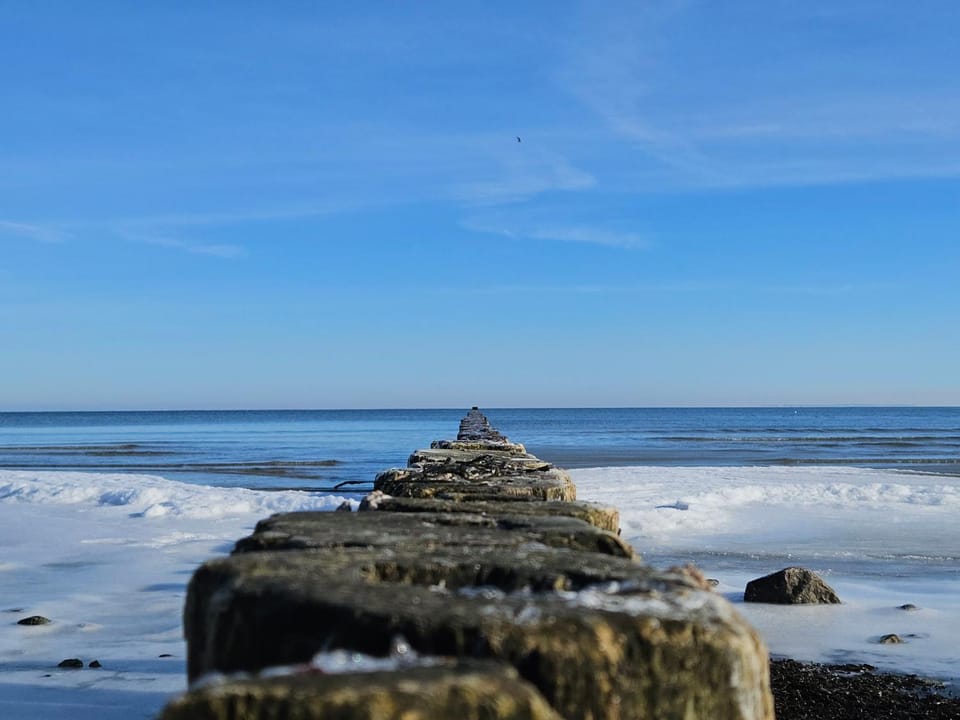 Winter, Beach, Area and facilities