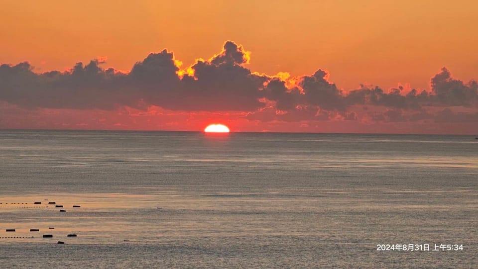 Natural landscape, Sea view, Sunrise