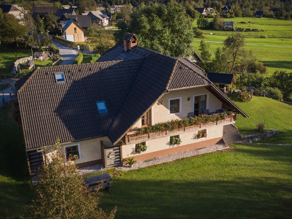 Property building, Day, Neighbourhood, Natural landscape, Bird's eye view, Garden, Garden view, Street view