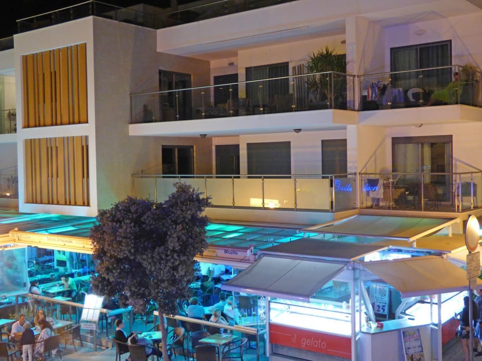 Property building, Off site, Night, Street view