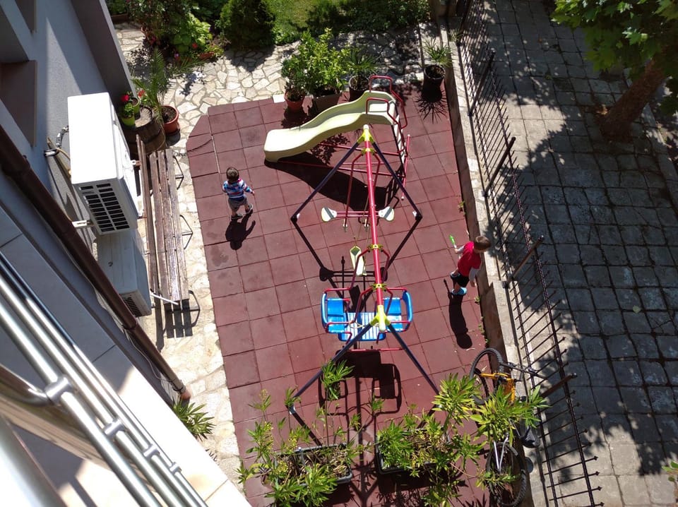 Children play ground, Balcony/Terrace, Garden view