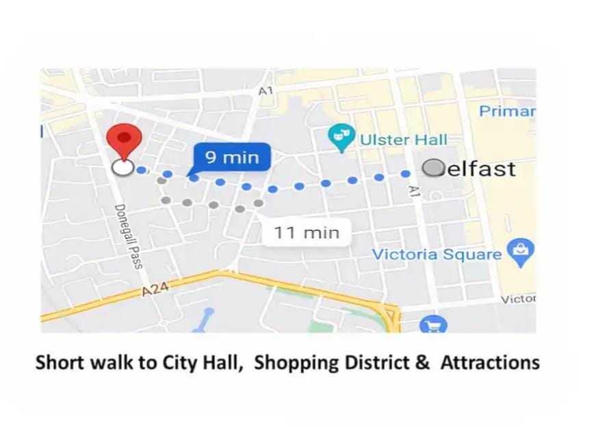 Fantastic Central Location - Parking - Business or Leisure Apartment in Belfast